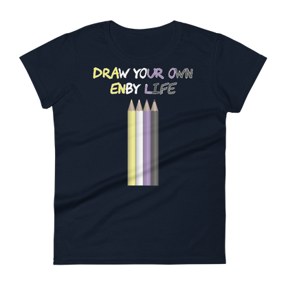 Draw Your Own Enby Life Women's short sleeve t-shirt