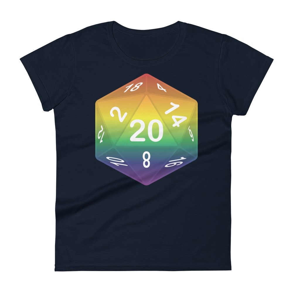 Pride Dice - Rainbow Women's short sleeve t-shirt