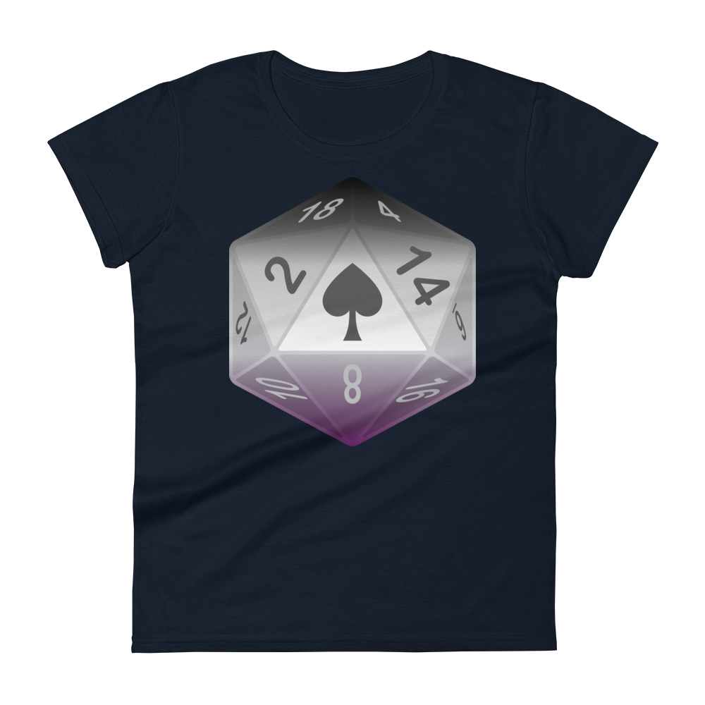 Pride Dice - Asexual Women's short sleeve t-shirt