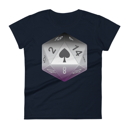 Pride Dice - Asexual Women's short sleeve t-shirt