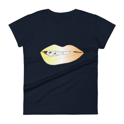 Biting Lips - Maverique Pride - Gradient Women's short sleeve t-shirt