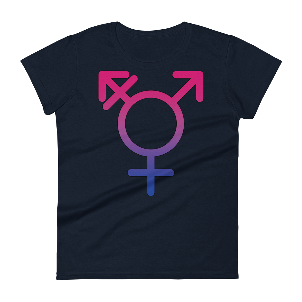 Transgender Symbol - Bisexual Pride Women's short sleeve t-shirt