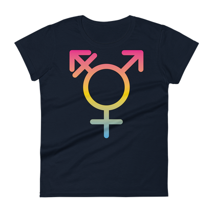 Transgender Symbol - Pansexual Pride Women's short sleeve t-shirt