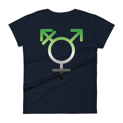 Transgender Symbol - Aromantic Pride Women's short sleeve t-shirt