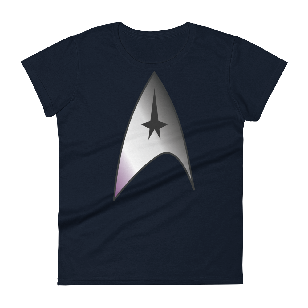 Starfleet Insignia - Asexual/Demisexual Pride Women's short sleeve t-shirt