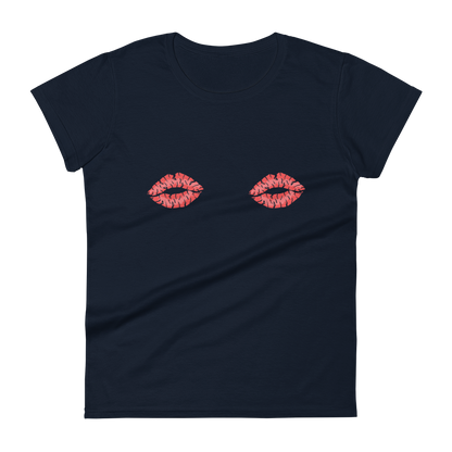 Boob Kisses Women's short sleeve t-shirt