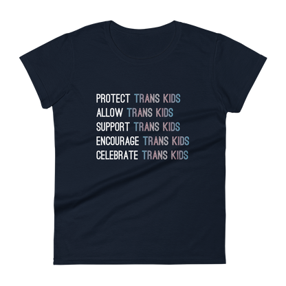 Support Trans Kids Women's short sleeve t-shirt