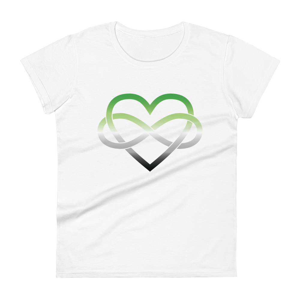 Polyamory Infinity Heart - Aromantic Women's short sleeve t-shirt