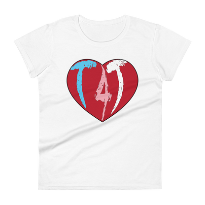 T4T Heart Women's short sleeve t-shirt