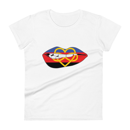 Biting Lips - Polyamory Flag Women's short sleeve t-shirt