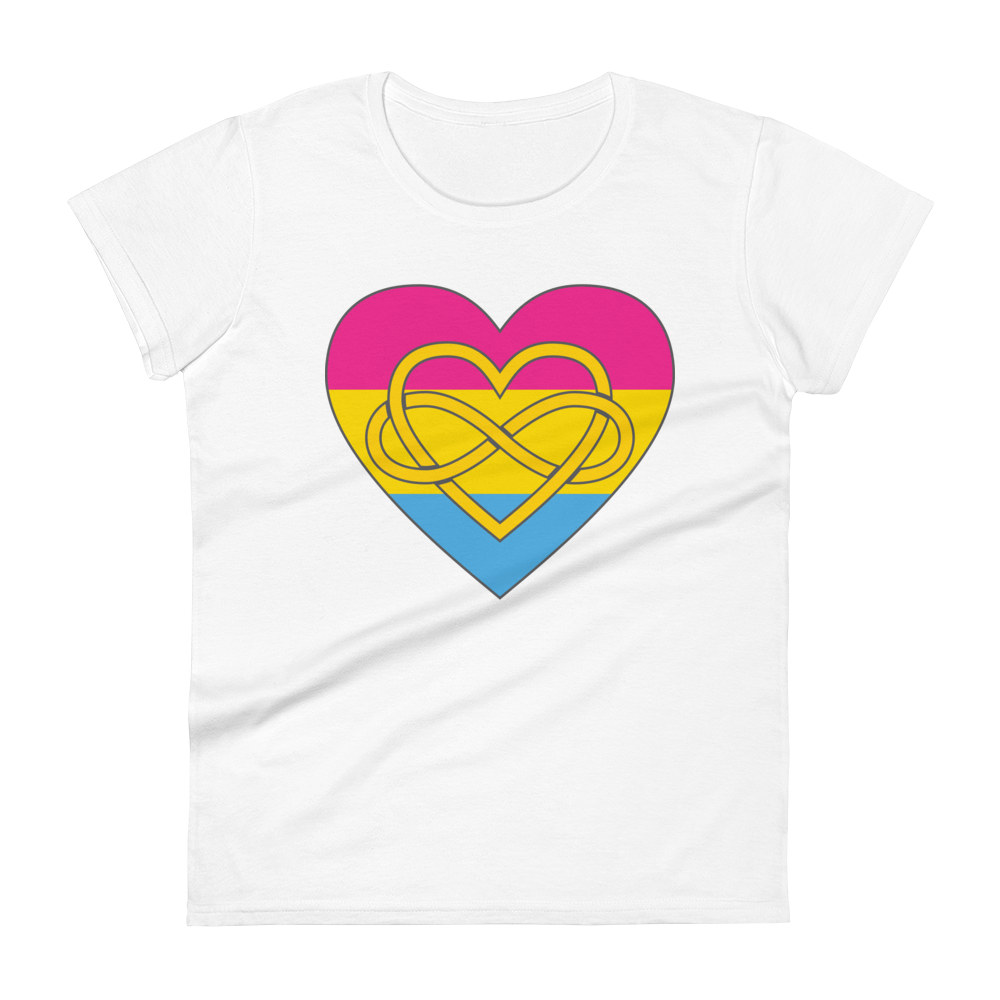 Polyamory Infinity Heart Pansexual Pride Women's short sleeve t-shirt