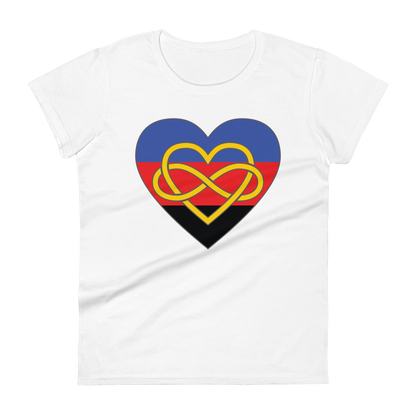 Polyamory Infinity Heart Pride Women's short sleeve t-shirt