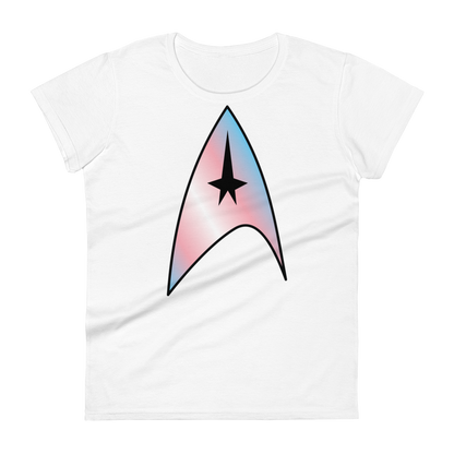 Starfleet Insignia - Trans Pride Women's short sleeve t-shirt