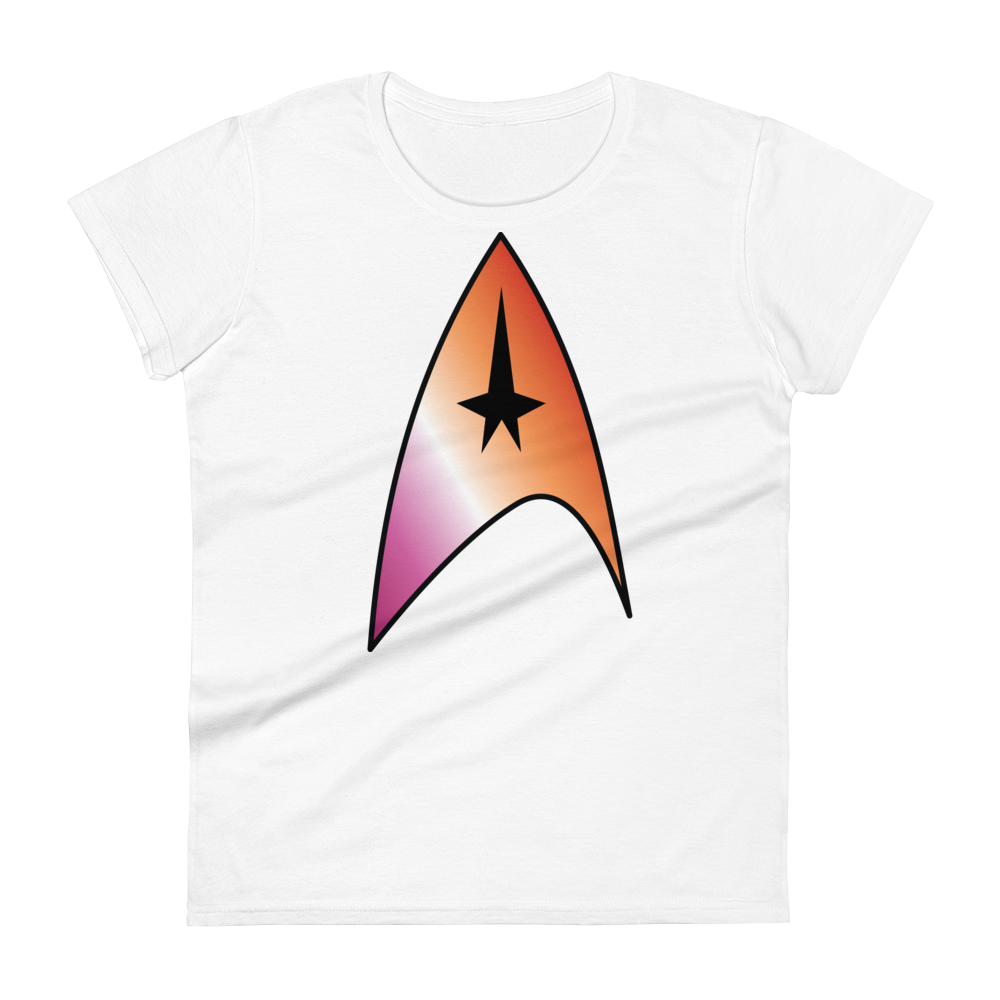 Starfleet Insignia - Lesbian Pride Women's short sleeve t-shirt