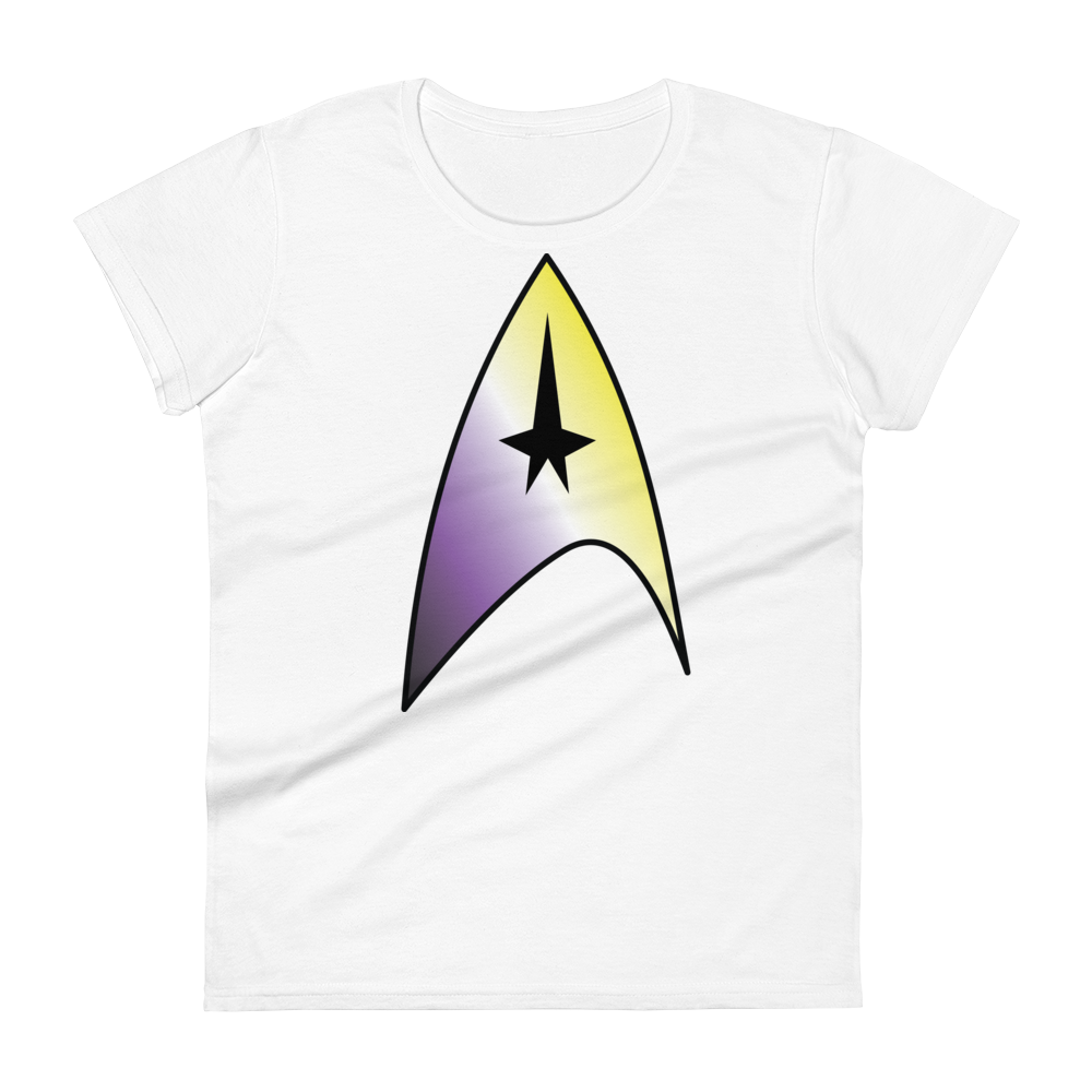 Starfleet Insignia - Non-binary Pride Women's short sleeve t-shirt