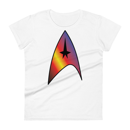 Starfleet Insignia - Polyamory Pride Women's short sleeve t-shirt