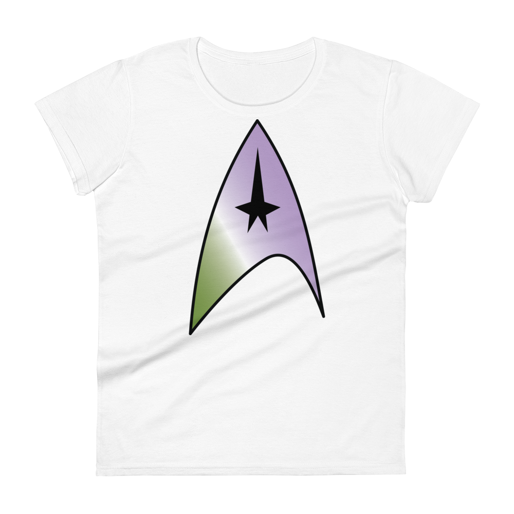 Starfleet Insignia - Genderqueer Pride Women's short sleeve t-shirt