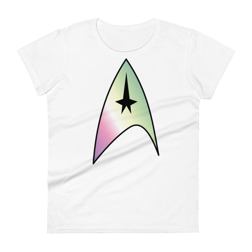 Starfleet Insignia - Genderfae Pride Women's short sleeve t-shirt