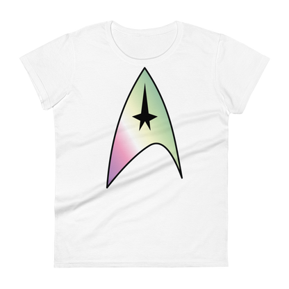 Starfleet Insignia - Genderfae Pride Women's short sleeve t-shirt