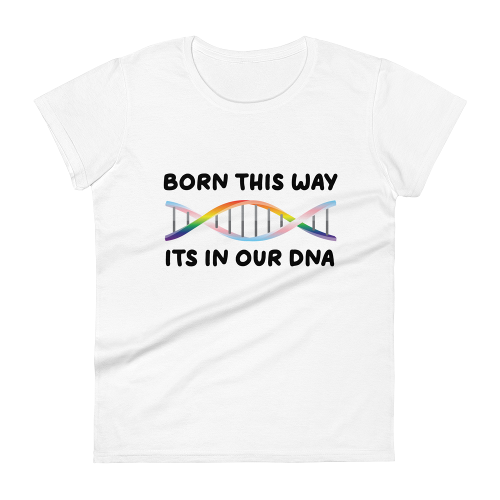 Born This Way - Rainbow/Trans Women's short sleeve t-shirt