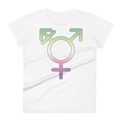 Transgender Symbol - Genderfae Pride Women's short sleeve t-shirt