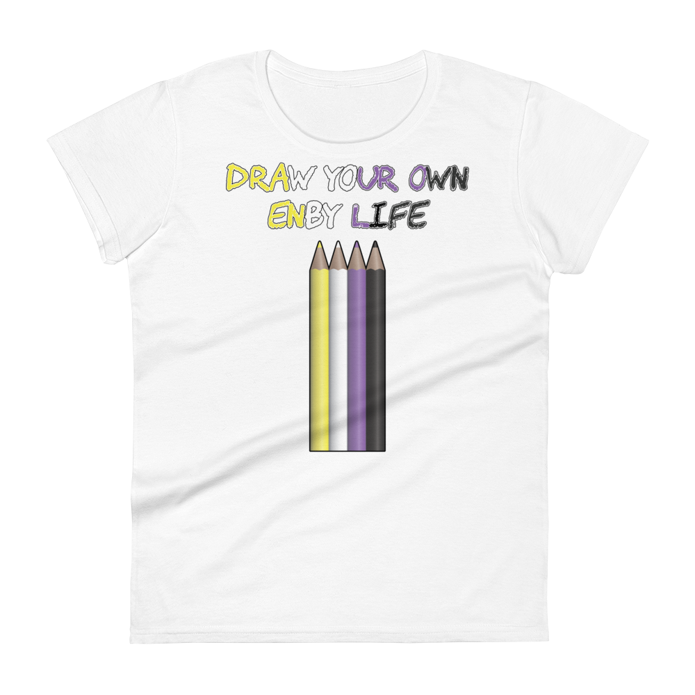 Draw Your Own Enby Life Women's short sleeve t-shirt