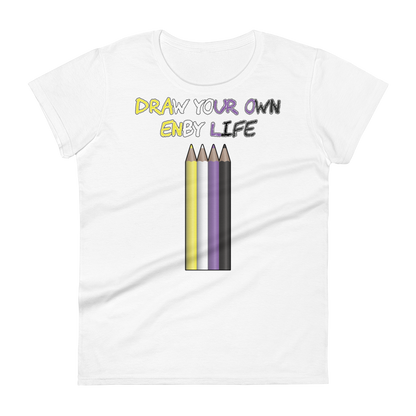 Draw Your Own Enby Life Women's short sleeve t-shirt