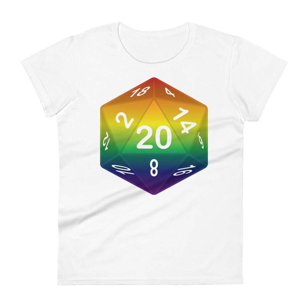 Pride Dice - Rainbow Women's short sleeve t-shirt