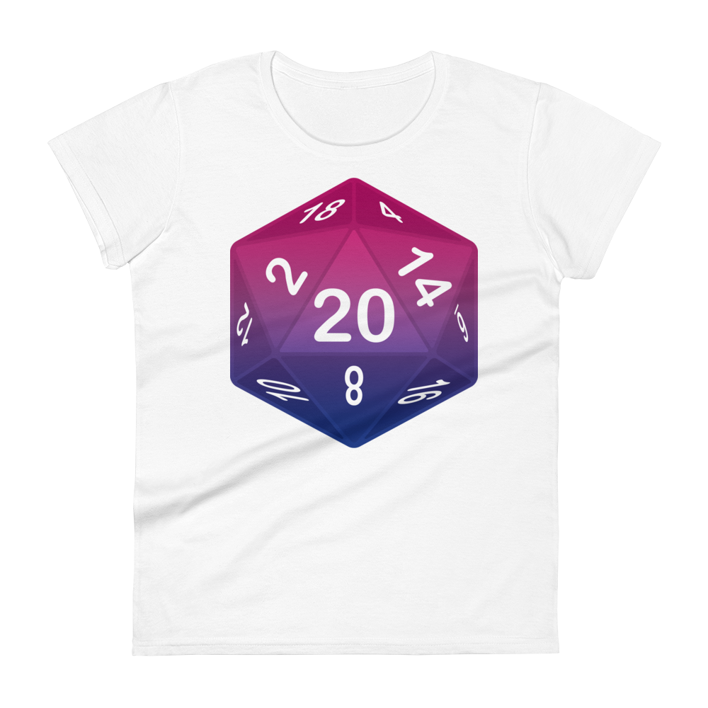 Pride Dice - Bisexual Women's short sleeve t-shirt