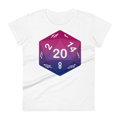 Pride Dice - Bisexual Women's short sleeve t-shirt