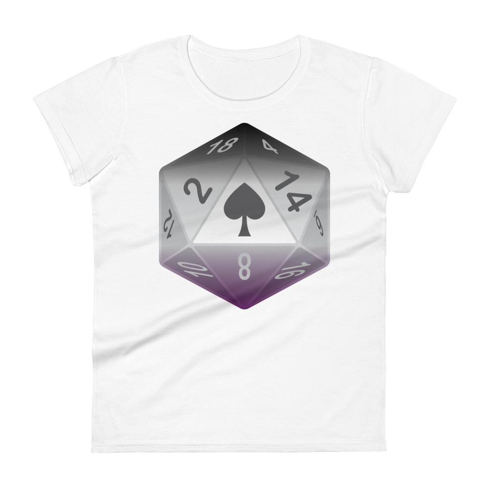 Pride Dice - Asexual Women's short sleeve t-shirt