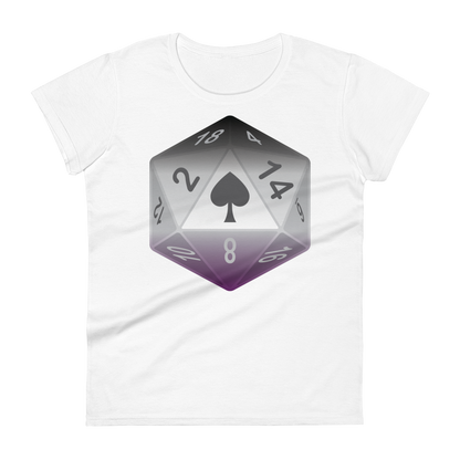 Pride Dice - Asexual Women's short sleeve t-shirt