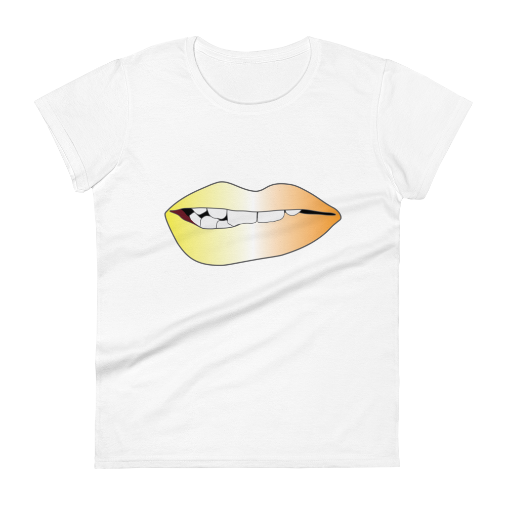 Biting Lips - Maverique Pride - Gradient Women's short sleeve t-shirt