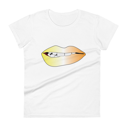 Biting Lips - Maverique Pride - Gradient Women's short sleeve t-shirt