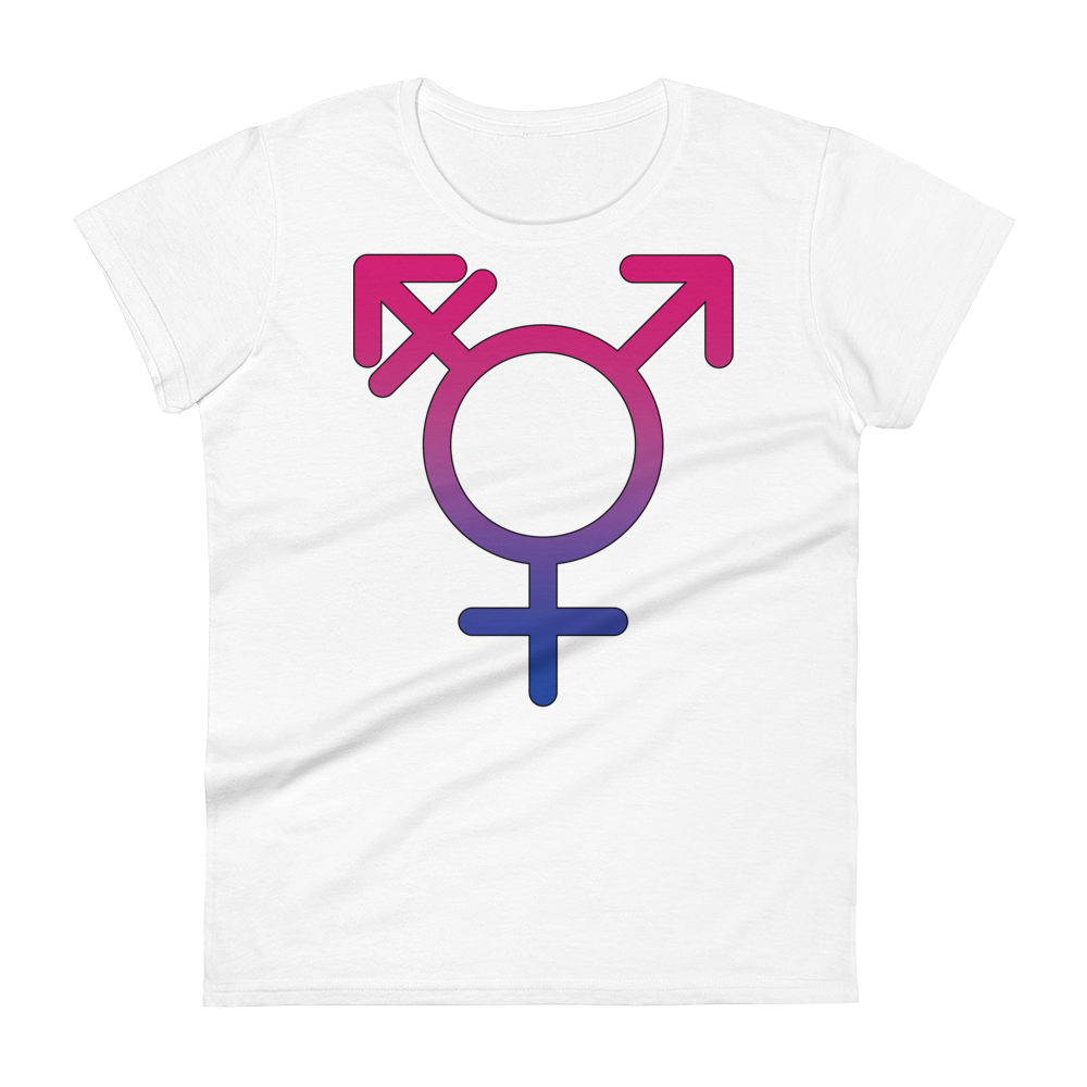 Transgender Symbol - Bisexual Pride Women's short sleeve t-shirt