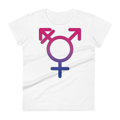 Transgender Symbol - Bisexual Pride Women's short sleeve t-shirt