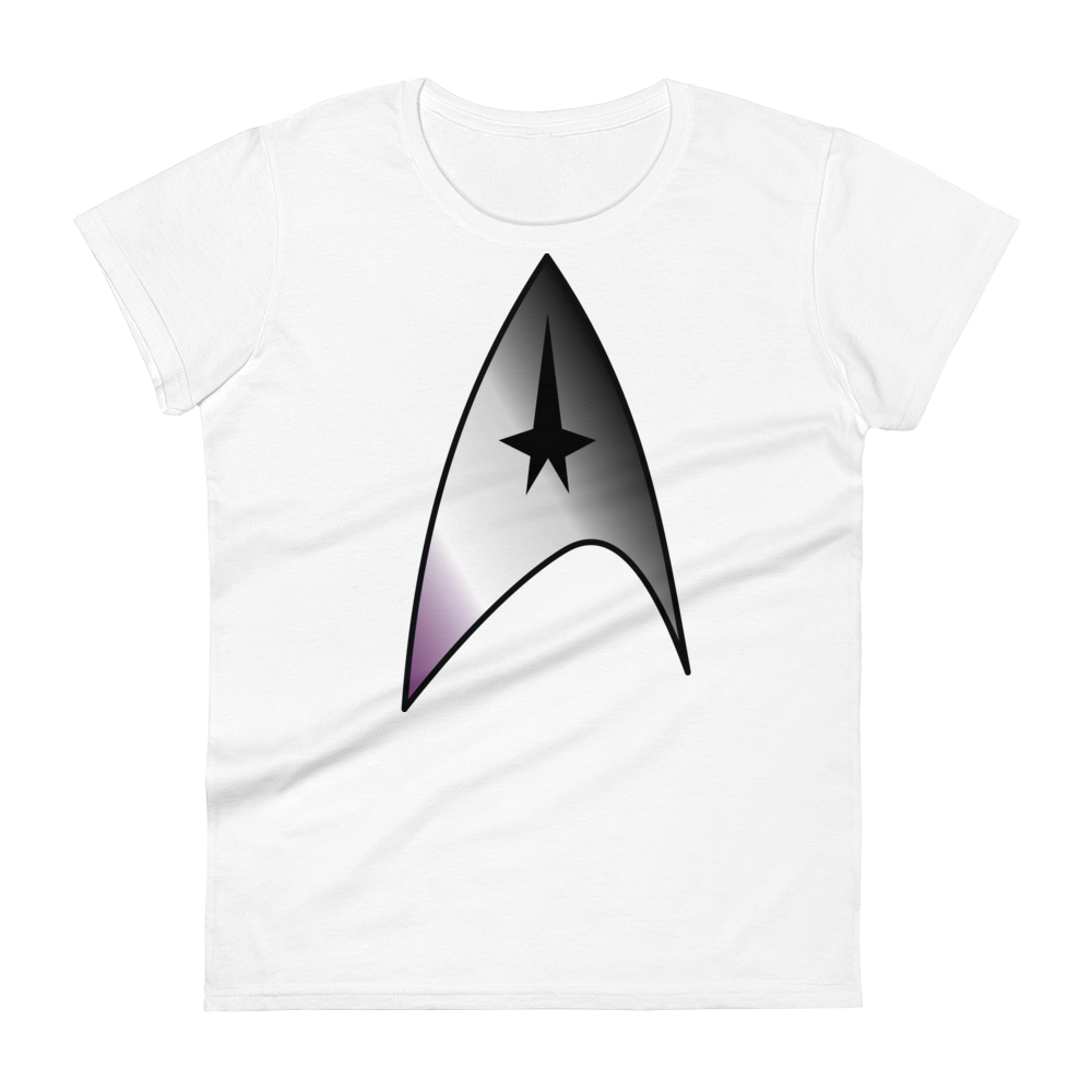 Starfleet Insignia - Asexual/Demisexual Pride Women's short sleeve t-shirt