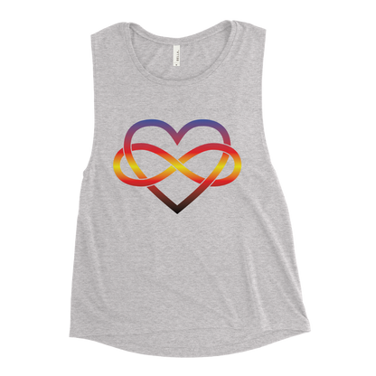 Polyamory Infinity Heart - Polyamory Ladies’ Muscle Tank