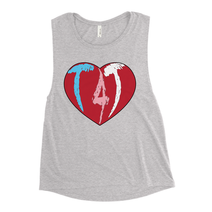 T4T Heart Ladies’ Muscle Tank