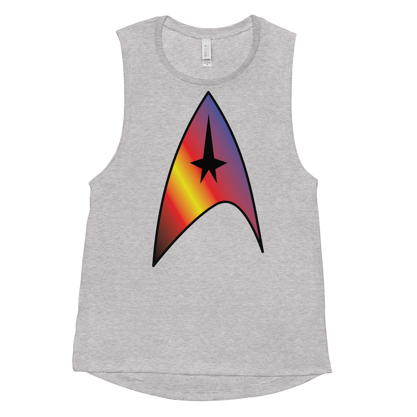 Starfleet Insignia - Polyamory Pride Ladies’ Muscle Tank