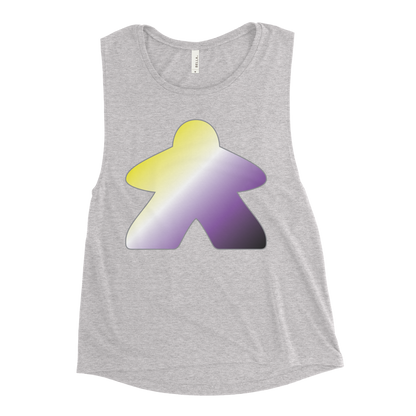 Queerple - Non-binary Pride Ladies’ Muscle Tank