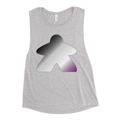 Queerple - Asexual/Demisexual Pride Ladies’ Muscle Tank