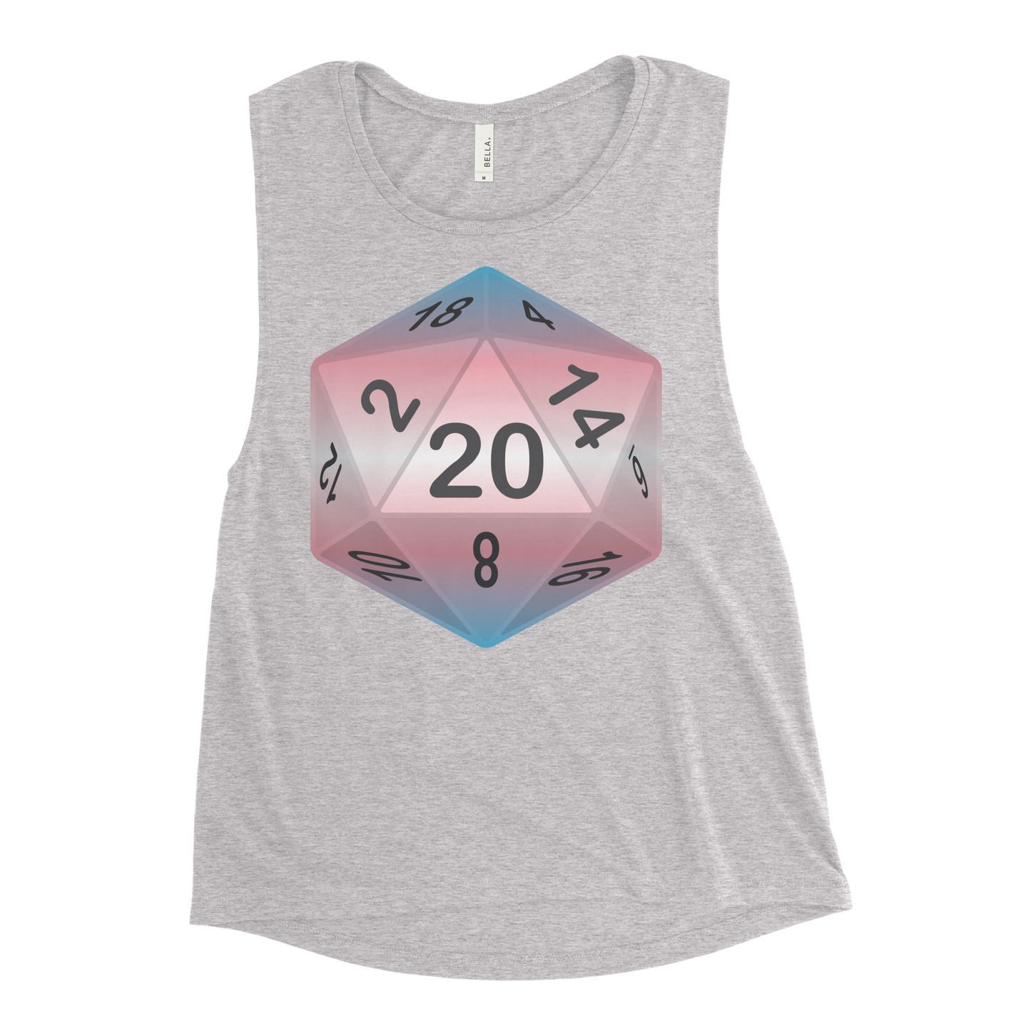 Pride Dice - Transgender Ladies’ Muscle Tank