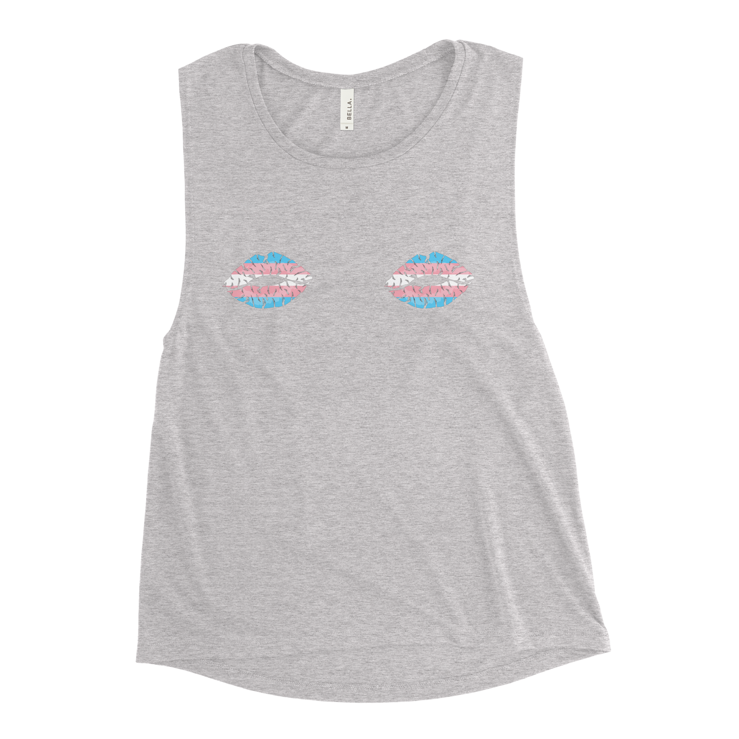 Trans Boob Kisses Ladies’ Muscle Tank