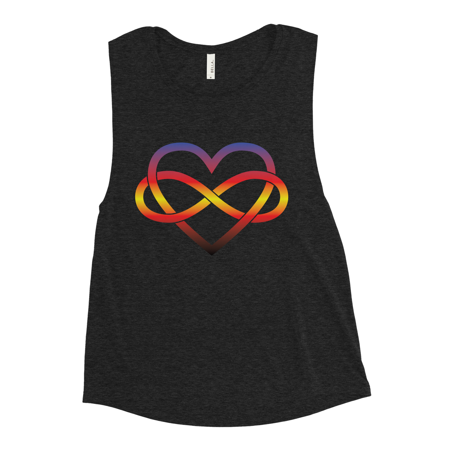 Polyamory Infinity Heart - Polyamory Ladies’ Muscle Tank