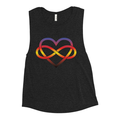 Polyamory Infinity Heart - Polyamory Ladies’ Muscle Tank