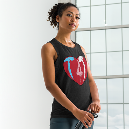 T4T Heart Ladies’ Muscle Tank