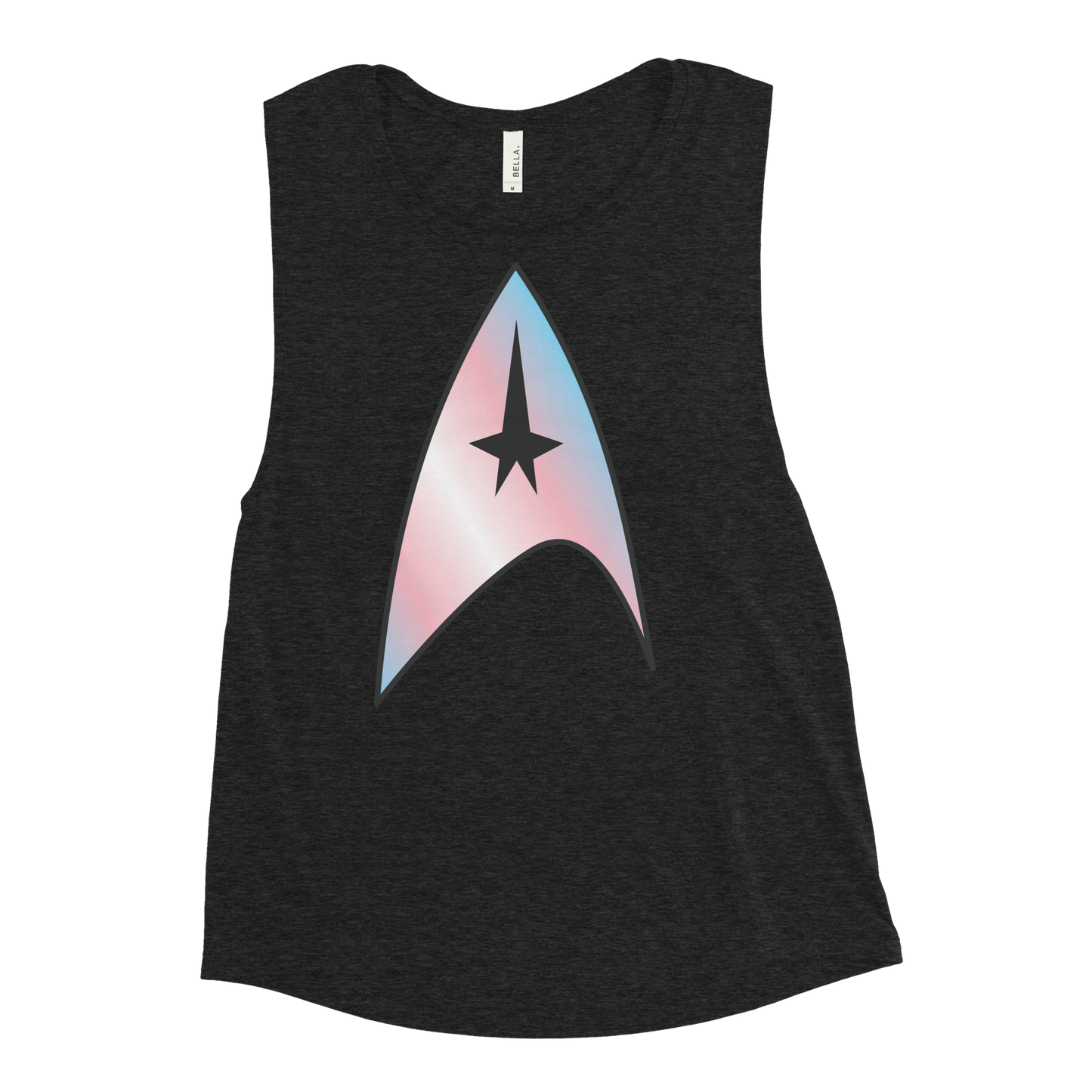 Starfleet Insignia - Trans Pride Ladies’ Muscle Tank