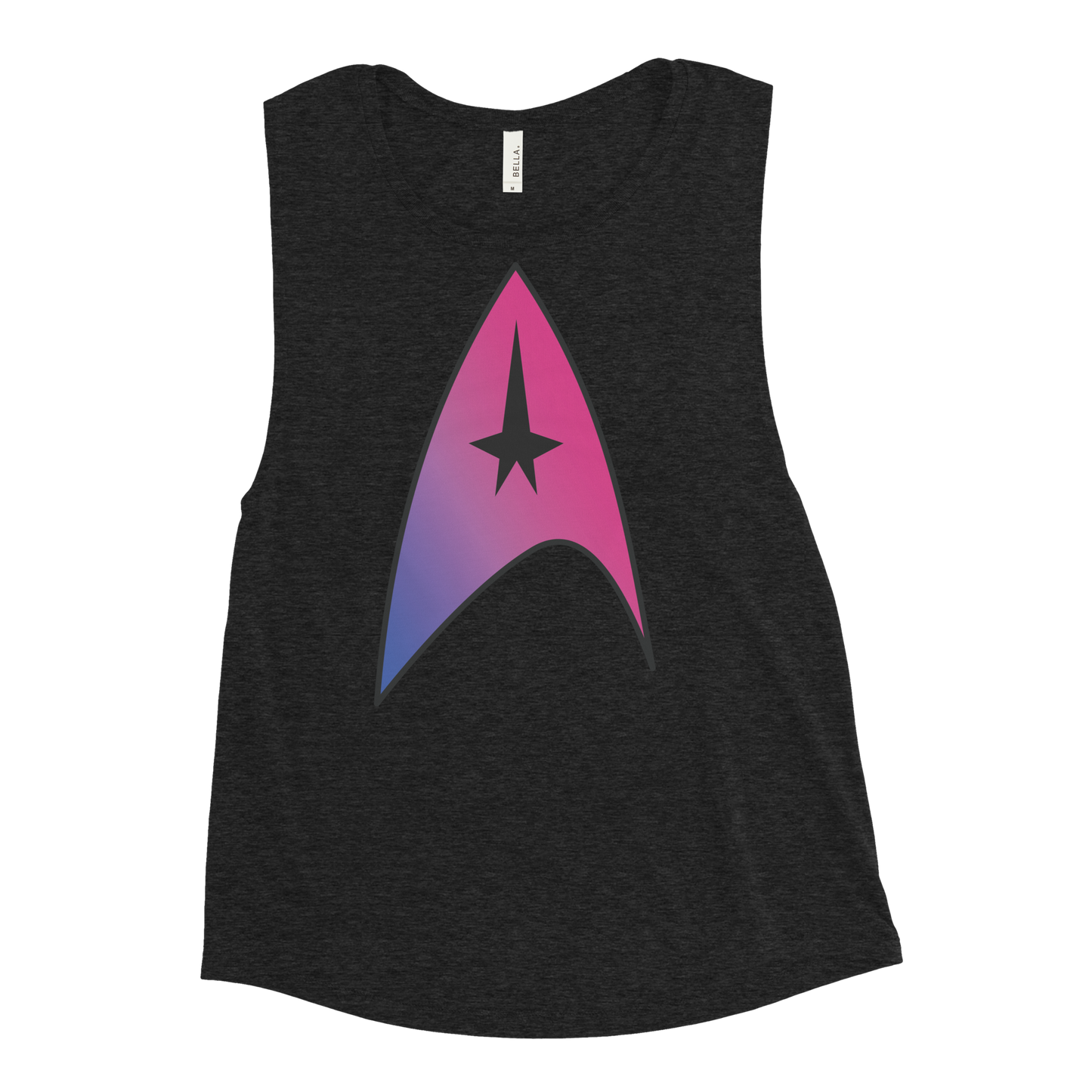 Starfleet Insignia - Bisexual Pride Ladies’ Muscle Tank