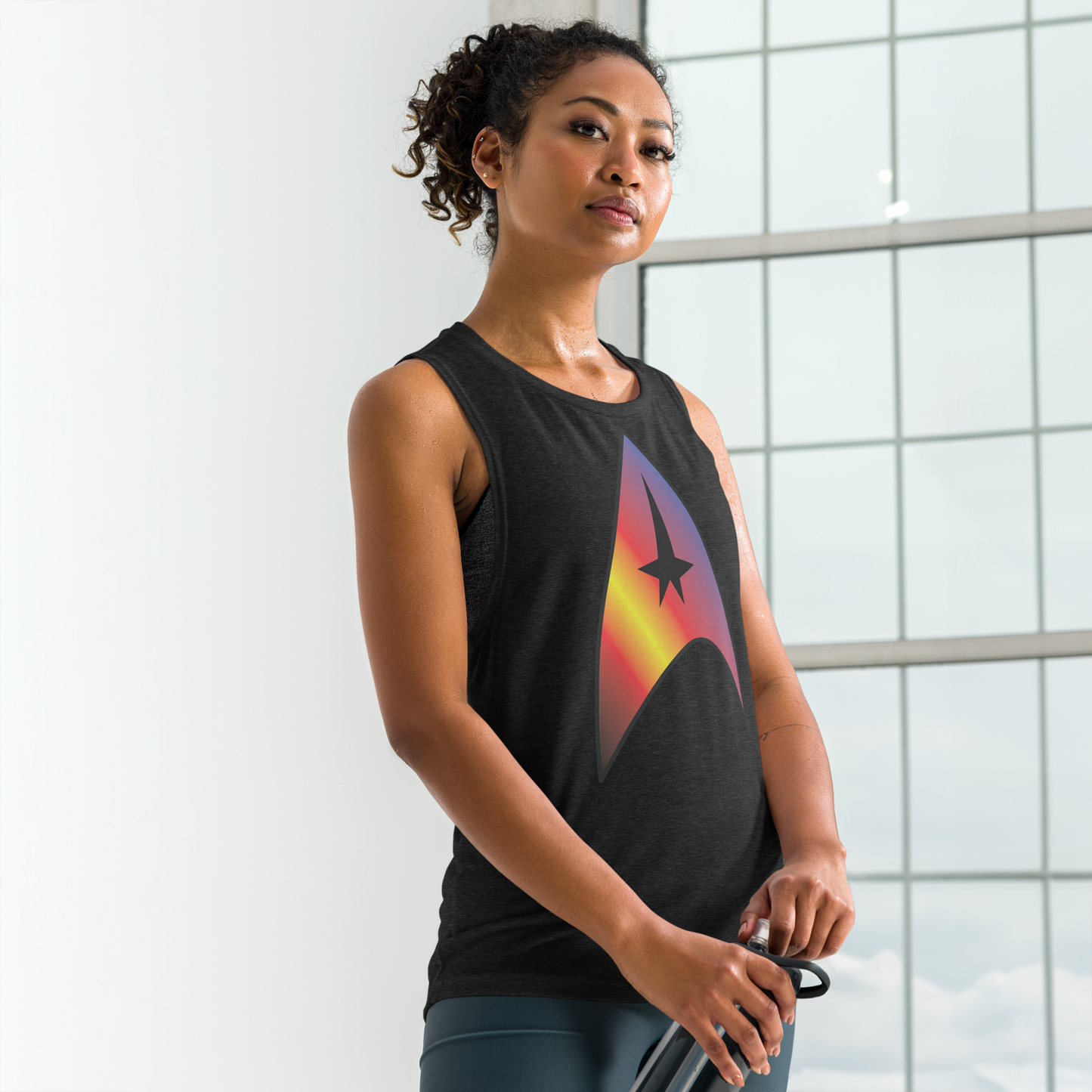 Starfleet Insignia - Polyamory Pride Ladies’ Muscle Tank